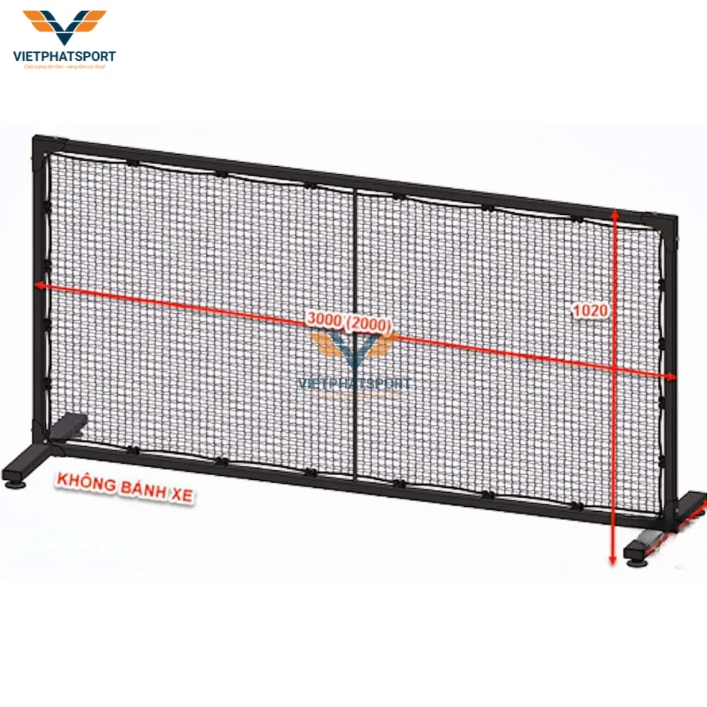 KHUNG LƯỚI CHẮN PICKLEBALL 2, 3M - KHÔNG BÁNH XE