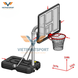 TRỤ BÓNG RỔ CHƠI DƯỚI NƯỚC 801437