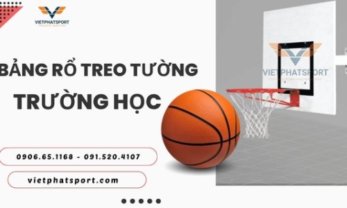 Bảng Rổ Treo Tường Trường Học  