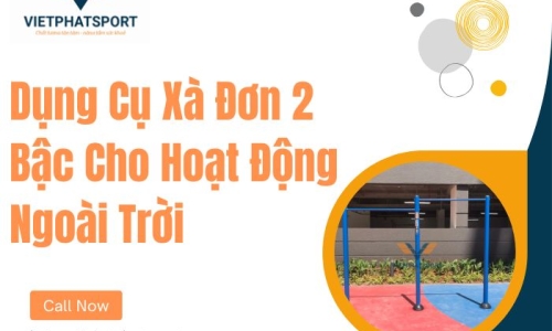 Dụng Cụ Xà Đơn 2 Bậc Cho Hoạt Động Ngoài Trời