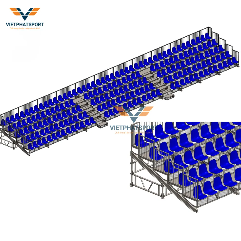 GHẾ KHÁN ĐÀI CỐ ĐỊNH THIẾT KẾ THEO YÊU CẦU