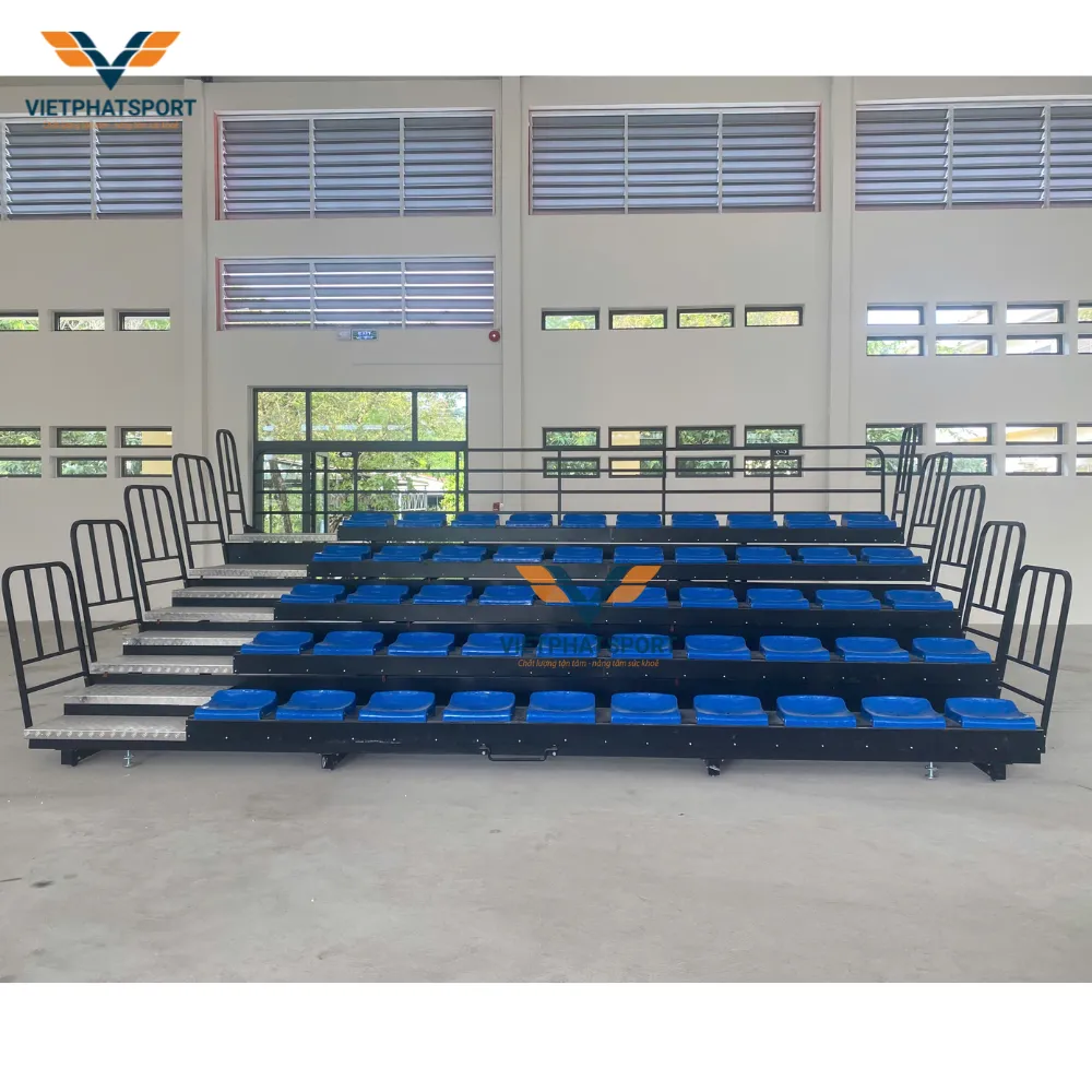 KHÁN ĐÀI XẾP 6M - 5 BẬC - 50 GHẾ