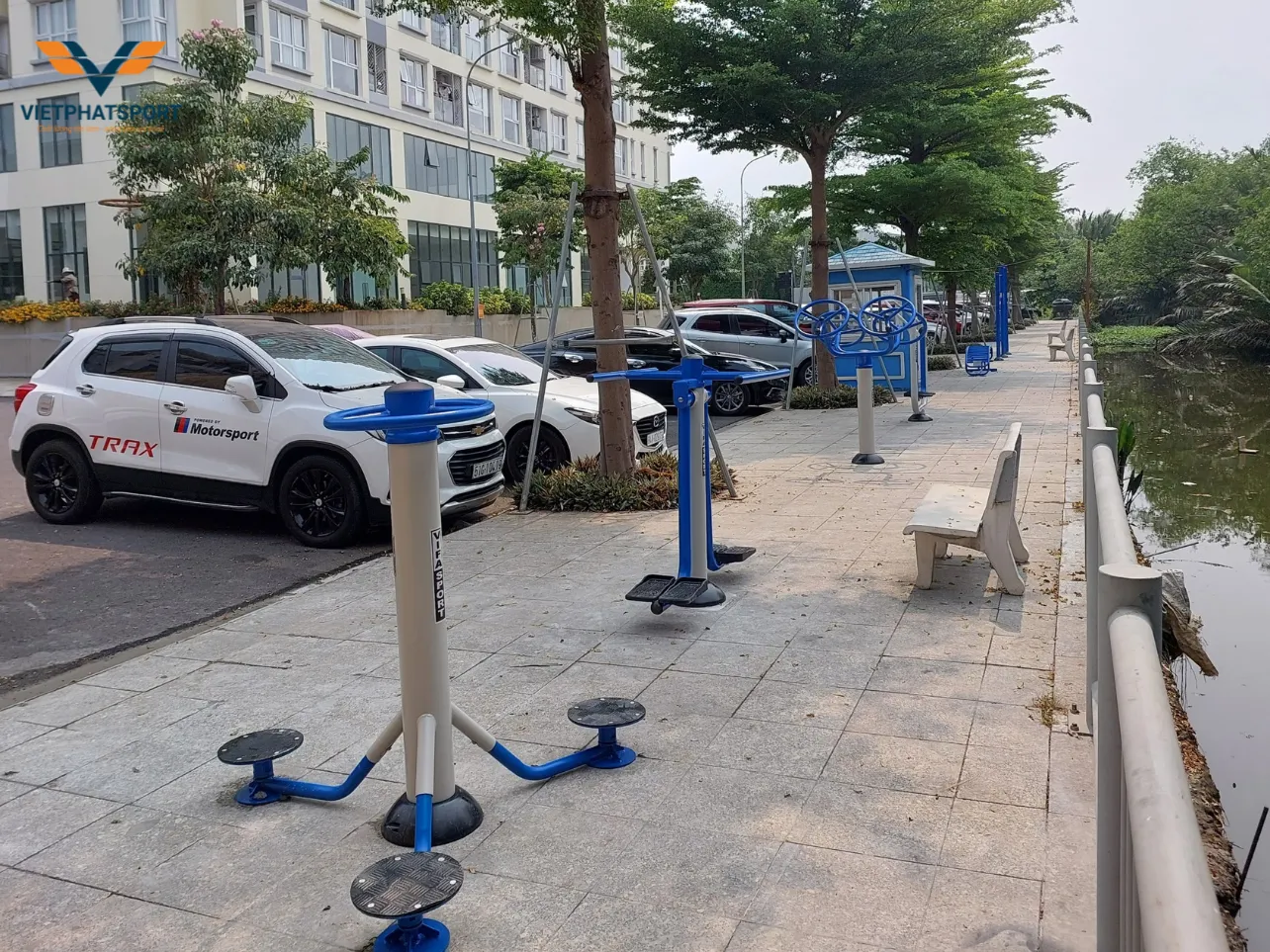 Chung cư Hưng Lộc Phát, TP. HCM - tô điểm không gian sống với các thiết bị thể thao ngoài trời