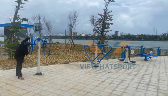 Đại lộ Thăng Long, TP Đà Nẵng - Tươi mới với dự án lắp đặt dụng cụ thể thao ngoài trời