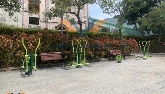 Công viên Miền Núi và công viên Khu phố 2, Thủ Dầu Một, Bình Dương trang bị thiết bị máy tập công viên năm 2025