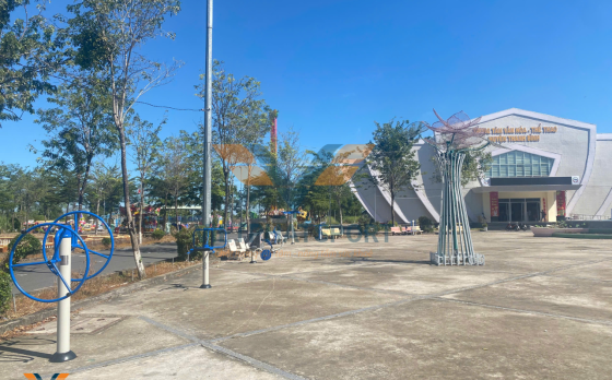 Đưa vào sử dụng trang thiết bị thể thao ngoài trời tại Trung tâm văn hóa thể thao và truyền thanh Huyện Thanh Bình,
